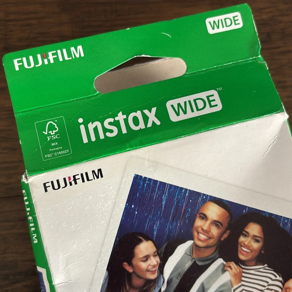 20 Sheets Prints Fujifilm‎ Instax Wide Instant Color Film
